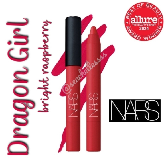 Dragon Girl Velvet Matte Lip Pencil Nars Bright Raspberry Brand New in Box - Picture 1 of 11